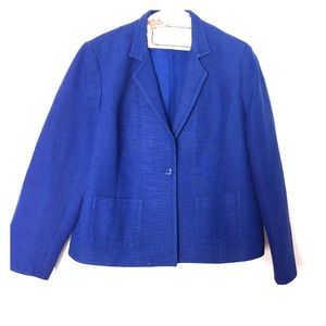 Jones New York Collection Woman Blue Blazer 16W